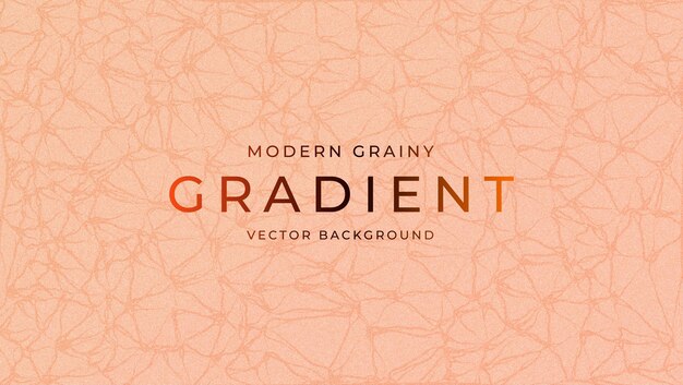 Vector grainy gradient background with peach fuzz color