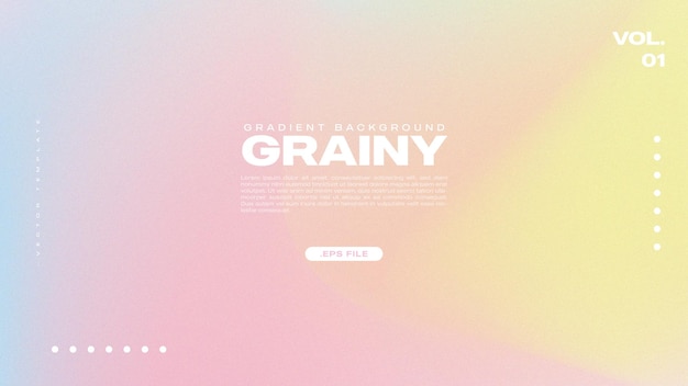 Grainy Gradient Holographic Background en Texture Vector Template