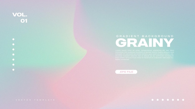 Grainy Gradient Holographic Background And Texture Vector Template