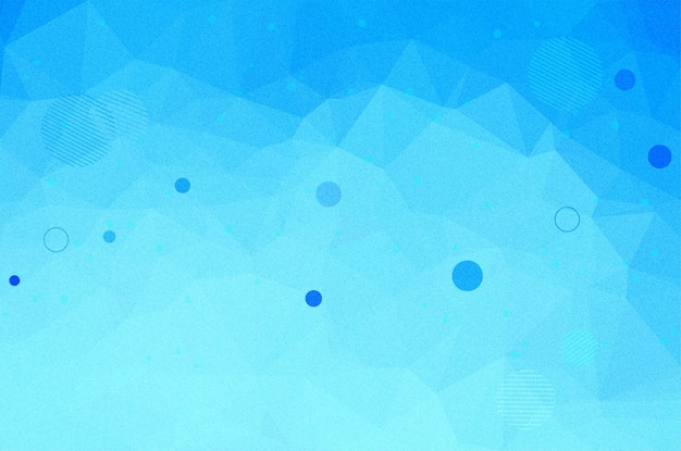 Vector grainy gradient texture with blue polygon background