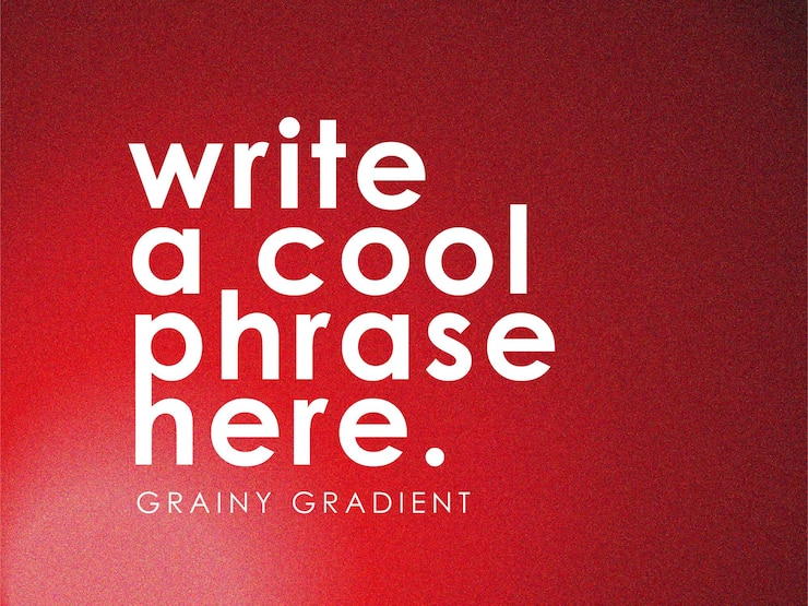 Vector grainy gradient