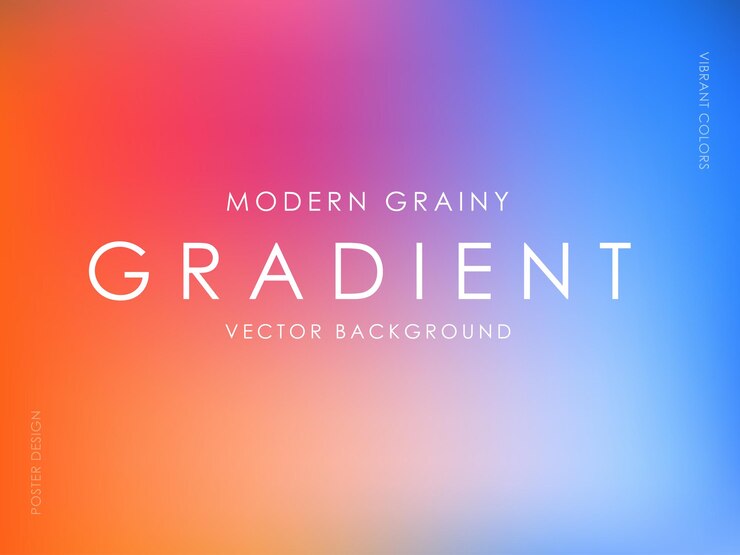 Vector grainy gradients