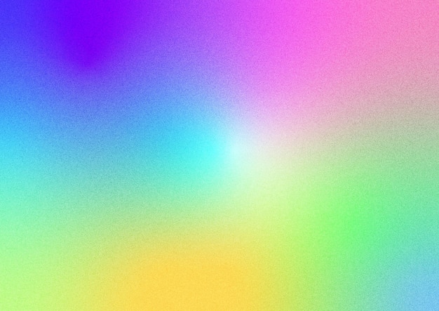 Vector grainy rainbow gradient background