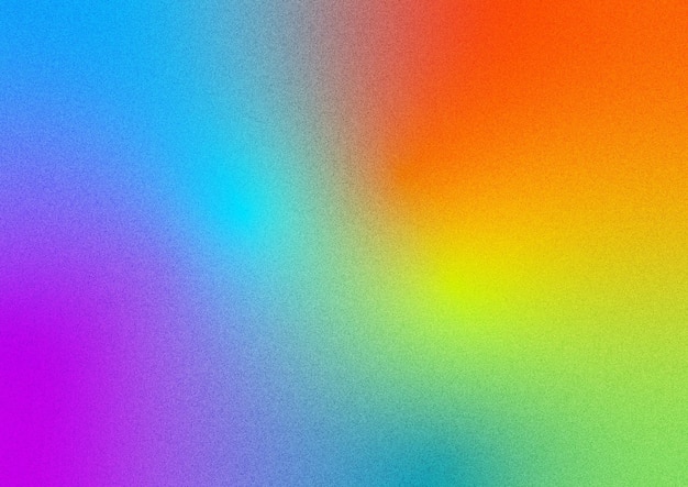 Vector grainy rainbow gradient background