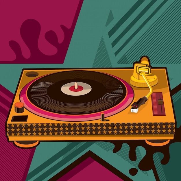 Grammofoon illustratie