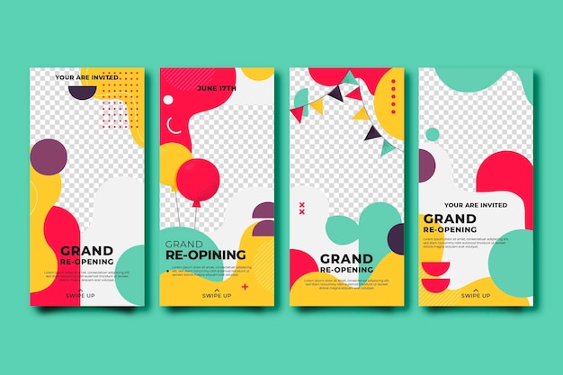 Grand heropening instagram verhalen