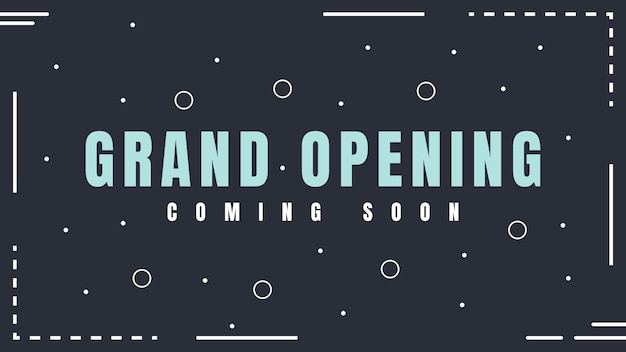 Vector grand opening background template