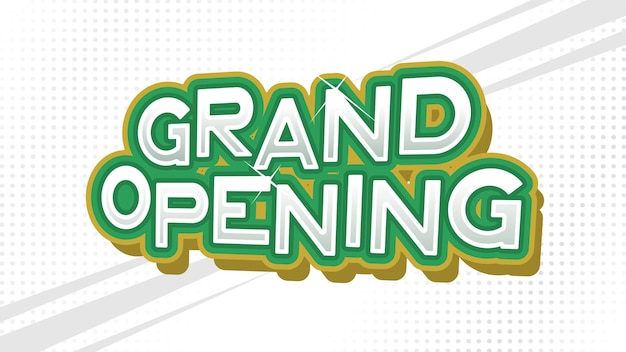 Grand opening banner template design