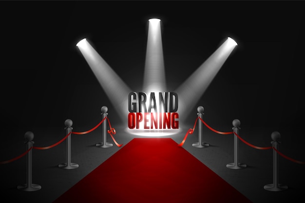 Grand opening event banner