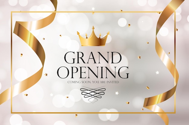 Grand opening luxe uitnodiging