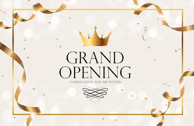 Grand Opening luxe uitnodiging