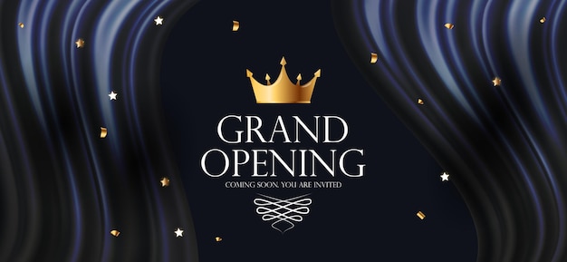 Grand opening luxury invitation