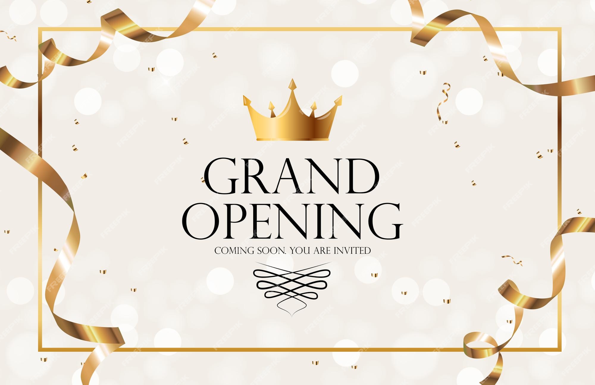 Grand Opening Invitation Images - Free Download on Freepik