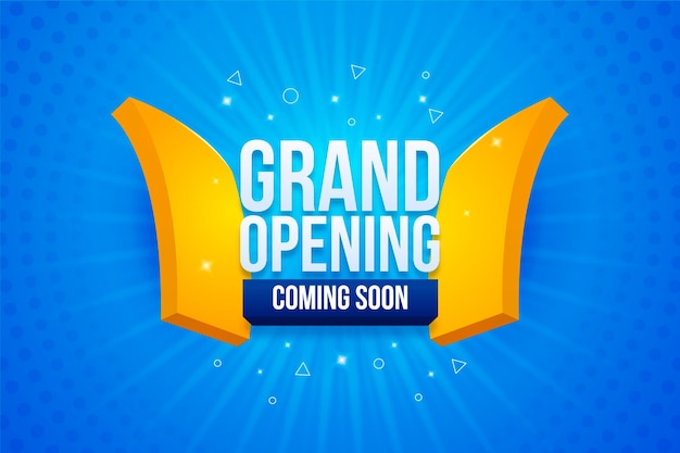 Grand opening soon promo