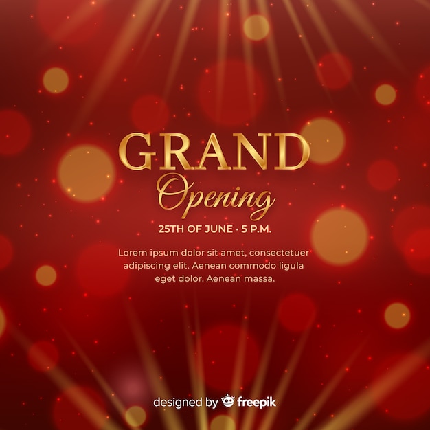 Grand opening