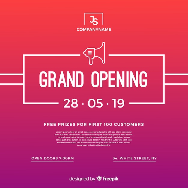 Grand opening