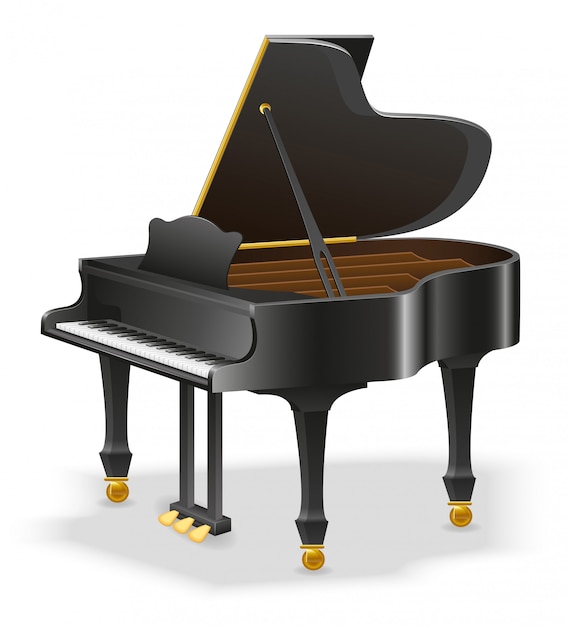 Grand piano muziekinstrumenten