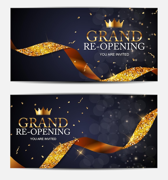 Grand re-opening   business