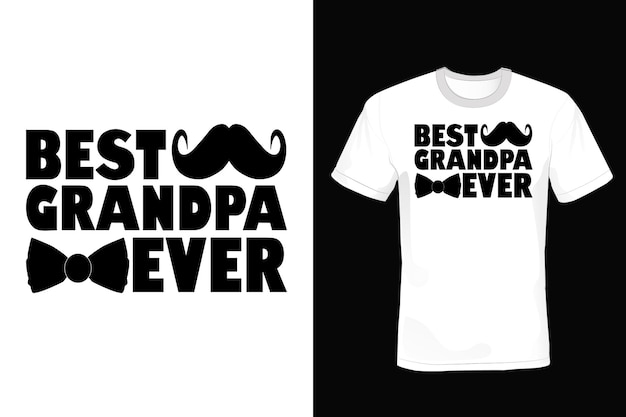 Grandfather T shirt design, typography, vintage