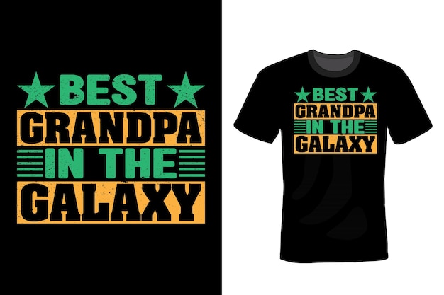 Grandfather T shirt design, typography, vintage