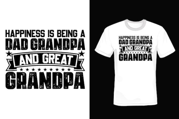 Vector grandfather t shirt design, typography, vintage