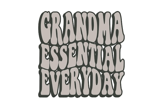 Nonna essenziale ogni giorno