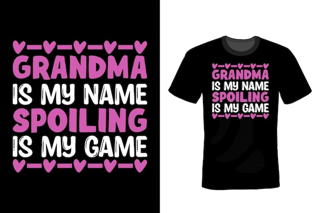 Grandma T shirt design, typography, vintage