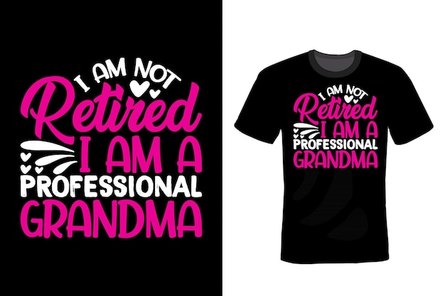 Grandma T shirt design, typography, vintage