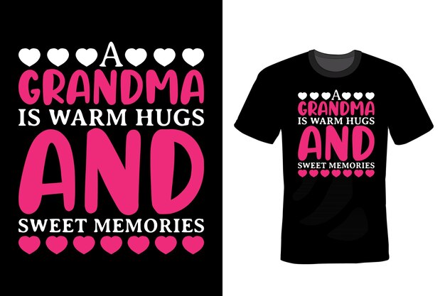 Grandma T shirt design, typography, vintage