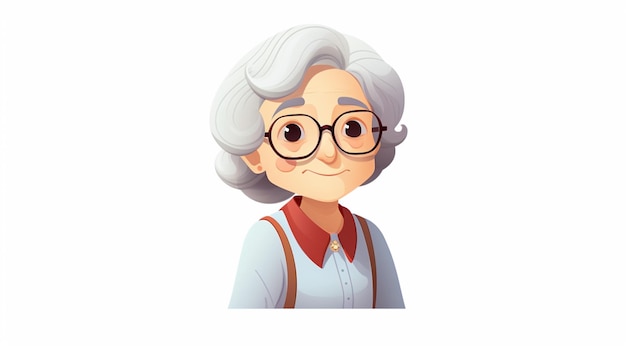 Grandmother cartoon vector