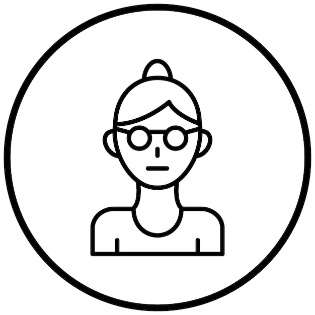 Grandmother Icon Style