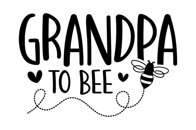 Vector grandpa to bee