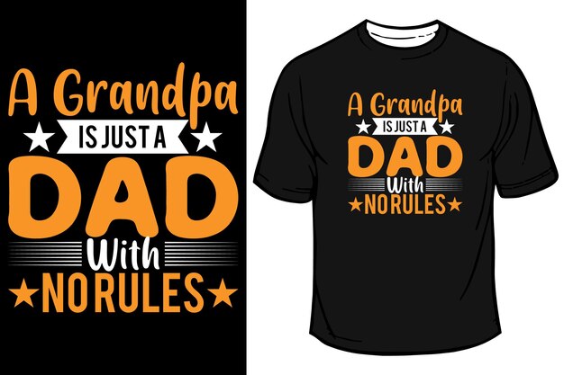 Grandpa, grandfather t shirt design, typography, vintage design