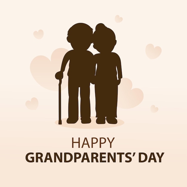 Vector grandparents day background vector eps10