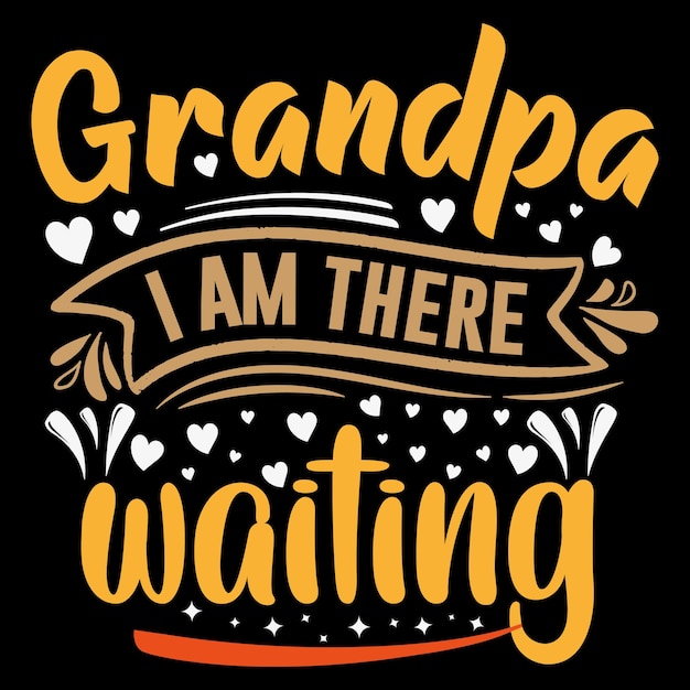 Design della maglietta del giorno dei nonni, maglietta del nonno, maglietta della nonna tipografia, elemento vettoriale