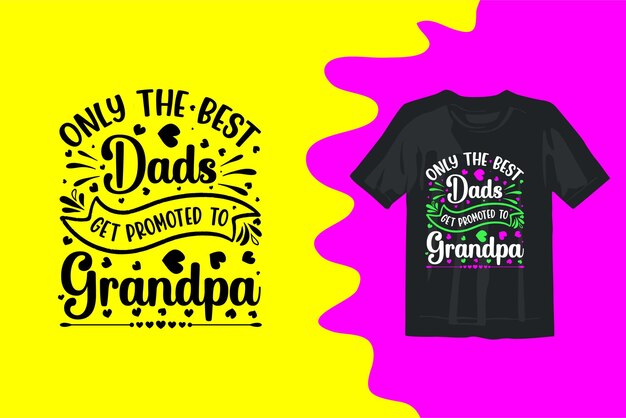 Grandparents day t shirt design vector