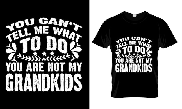 Vector grandparents day typography vector t shirt design