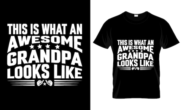 Grandparents day typography Vector t shirt design