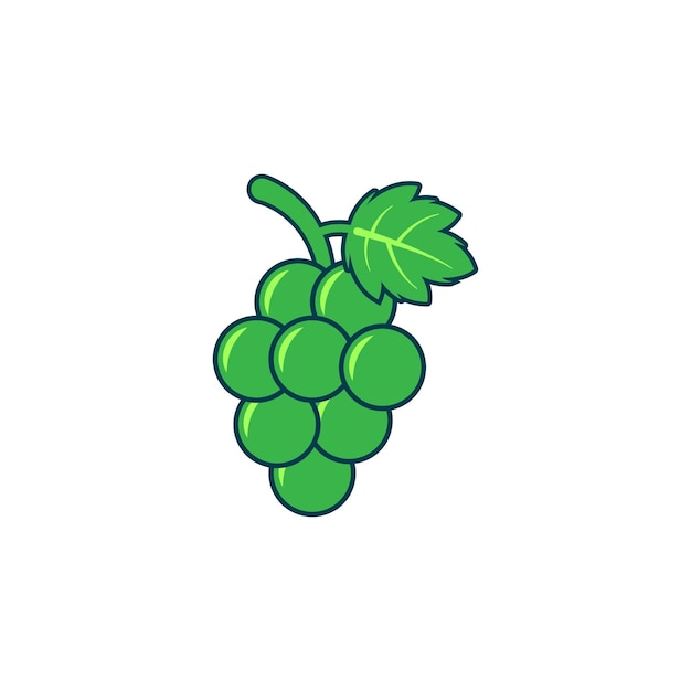 Grape icon vector