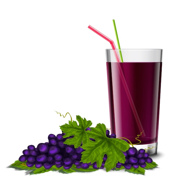 Grape juice glass