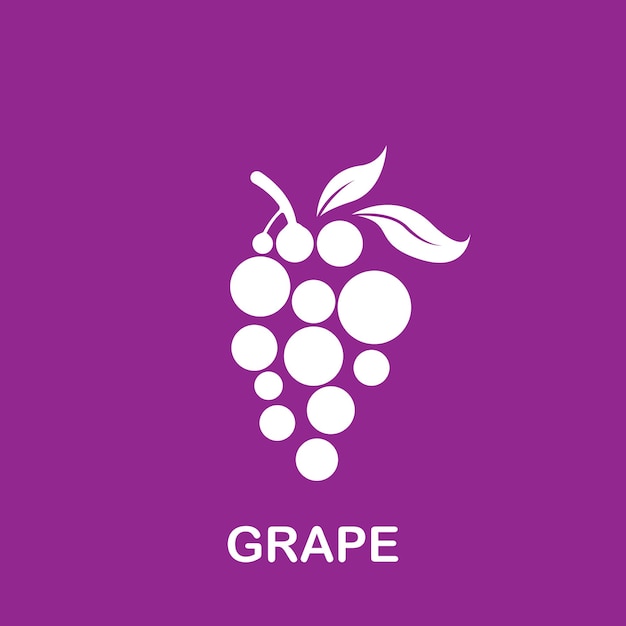 Grape logo background