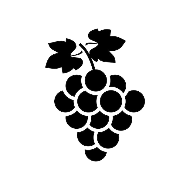 grapes icon vector design template