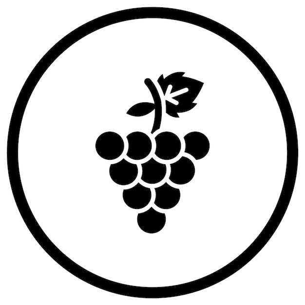 Grapes Vector Icon Design Illustratie