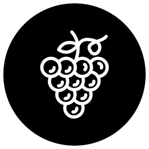 Grapes Vector Icon Design Illustratie