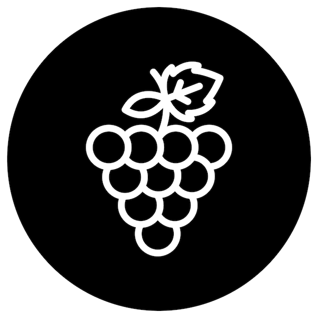Grapes Vector Icon Design Illustratie