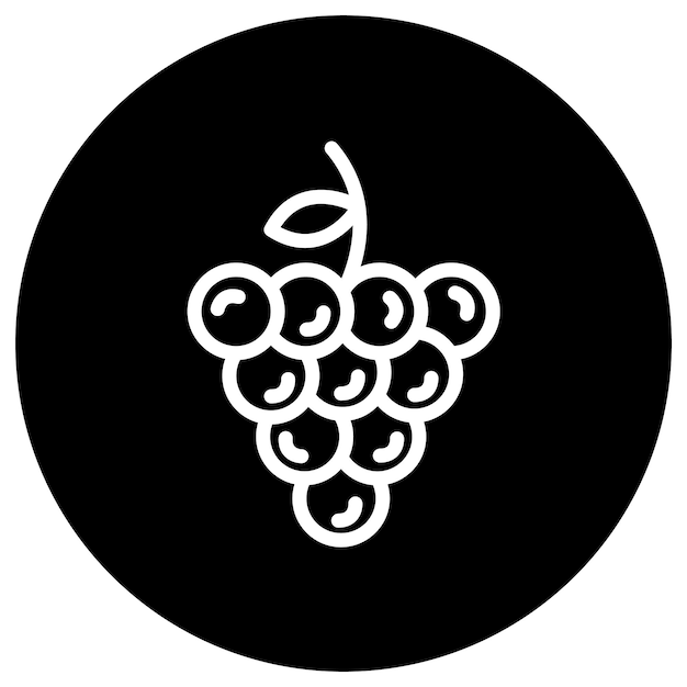 Grapes Vector Icon Design Illustratie