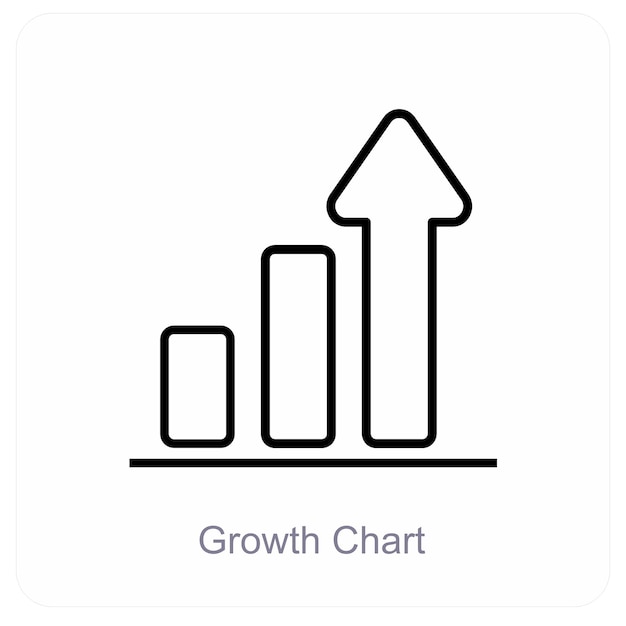graph chart and diagram icon concept