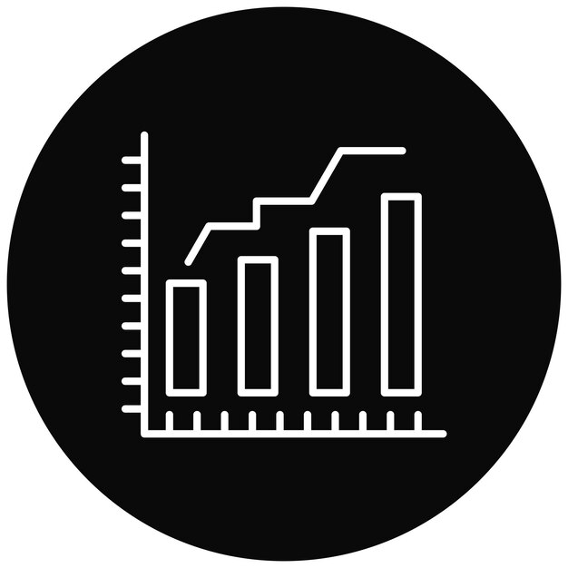 Векторное изображение икон графика может быть использовано для веб-маркетинга