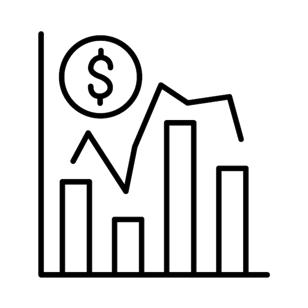 Graph Line Illustration