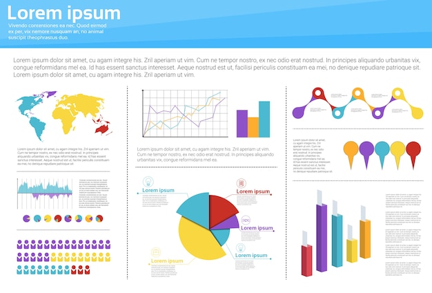 Icona infographic del diagramma finanziario stabilito del grafico